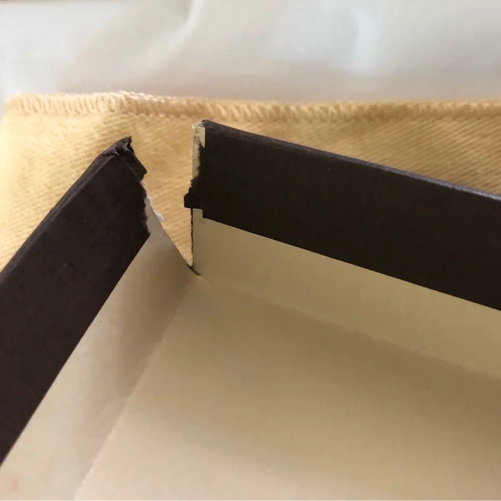 Louis Vuitton Brown Box Dust Cover Authentication Envelope Empty Box Designer